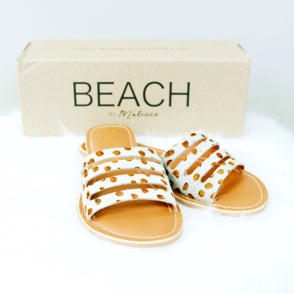 Many sizes available!  Size up if between sizes! Desert Spotted Sandal-Leather